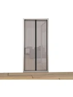 LAMELOVÁ MOSKYTIÉRA 100X220 CM SE ZAPÍNÁNÍM NA MAGNETY