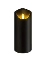 OZDOBNÁ SVÍČKA 70x130MM LED WOSK ČERNÁ