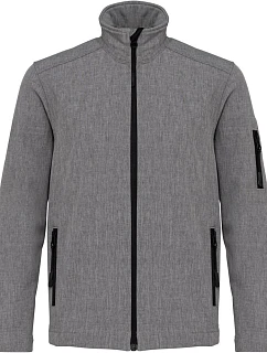 Kariban K 402 Dětská 3-vrstvá softshellová bunda 20.K402 marl grey