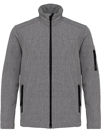 Kariban K 402 Dětská 3-vrstvá softshellová bunda 20.K402 marl grey Kariban K 402 Dětská 3-vrstvá softshellová bunda 20.K402 marl grey