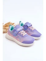 Lehké Dětské Sportovní Boty Memory Foam System Big Star LL374151 Fialové