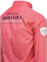 Pánská červená košile FashionStreet DX2297