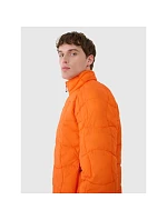 Pánská trekingová péřová bunda 4F 4FWSS25TDJAM527-70S s výplní Primaloft Silver