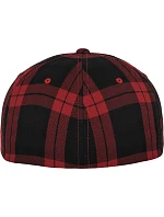 Flexfit 6197 6 panelová kšiltovka "Tartan Plaid" 55.6197 black/red Flexfit 6197 6 panelová kšiltovka "Tartan Plaid" 55.6197 black/red