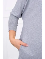 Oversize halenka šedá Oversize halenka šedá