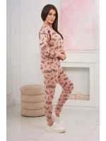 Statement set tmavě pudrově růžový