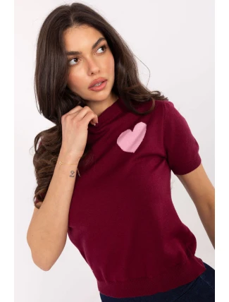 Svetr s krátkým rukávem  model 219594 Factory Price