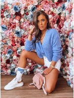 SISTERS dámský svetr modrý FashionStreet MY1963z SISTERS dámský svetr modrý FashionStreet MY1963z