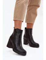 Boty na podpatku  model 220709 Step in style