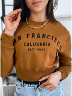 Dámská mikina SAN FRANCISCO červená FashionStreet BY0923