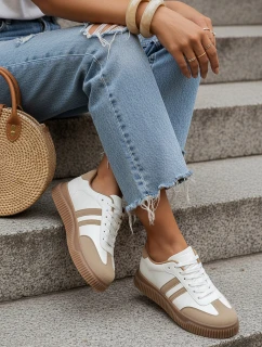 FashionStreet béžová dámská obuv ZY1402