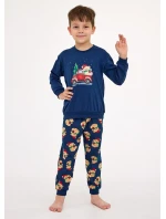 Cornette Kids Boy 593/172 Teddy 2 l/r Vánoční pyžamo 86-128