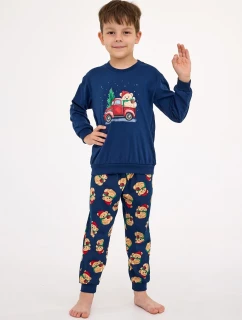 Cornette Kids Boy 593/172 Teddy 2 l/r Vánoční pyžamo 86-128