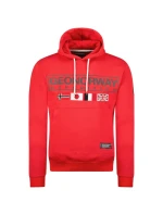 Geographical Norway Great DB 317 M WY8613H/GN-Red Mikina s kapucí