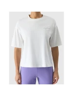 Dámské tričko oversize s potiskem 4F 4FRSS24TTSHF2089-11S