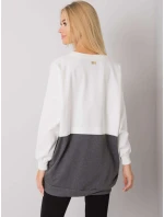 Halenka RV BL 7197.89P bílá šedá