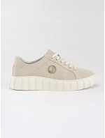 Stylové dámské polobotky hnědé platforma Stylové dámské polobotky hnědé platforma