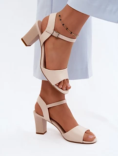 Sandály na podpatku model 228103 Step in style