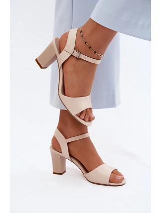 Sandály na podpatku  model 228103 Step in style