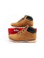 Lee Cooper pánská zimní trekingová zateplená kotníková obuv hnědá