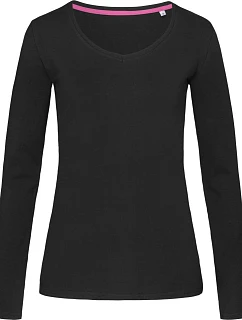 Stedman Stretch-T Long Sleeve Dámské tričko s dlouhým rukávem 05.9720 black opal