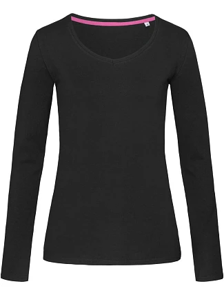 Stedman Stretch-T Long Sleeve Dámské tričko s dlouhým rukávem 05.9720 black opal