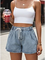 Dámské džínové šortky SY0552 modré - FashionStreet Dámské džínové šortky SY0552 modré - FashionStreet