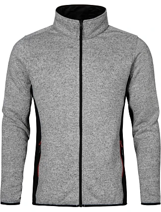 Promodoro 7700 Pánská pracovní pletená fleecová bunda 40.7700 heather grey Promodoro 7700 Pánská pracovní pletená fleecová bunda 40.7700 heather grey