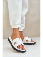 Pěnové Pantofle S Výřezy Bílé Neladith Pěnové Pantofle S Výřezy Bílé Neladith