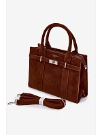 Noressa Kufřík z imitace semiše Camel