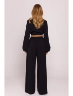 M862 Široké kalhoty - černé