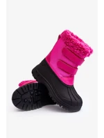 Dětské sněhule na suchý zip Big Star Fuchsia