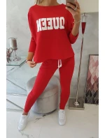 Sada s potiskem Queen červená Sada s potiskem Queen červená
