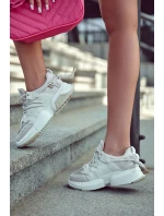 Dámské Tenisky Sportovní Boty Béžove Someday