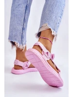 Dámské sandály Big Star LL274A100 Růžové