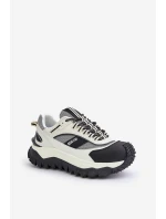 Kožené Dámské Sneakersy Na Platformě Big Star OO274A220 HI-POLY SYSTEM Bílá-Černá Kožené Dámské Sneakersy Na Platformě Big Star OO274A220 HI-POLY SYSTEM Bílá-Černá