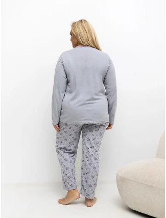 Pyžamo DU PI FP 501.22 šedé