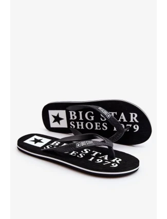 Pánské lehké žabky Big Star LL174444 Černá