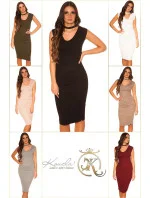 Sexy pletené šaty 9037 - KouCla