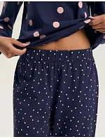 Dámské pyžamo Henderson 45425 Gitte, dlouhé rukávy, velikosti S–2XL Dámské pyžamo Henderson 45425 Gitte, dlouhé rukávy, velikosti S–2XL