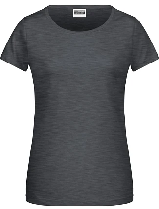 Daiber 8007 Dámské tričko z bio bavlny 02.8007 black heather