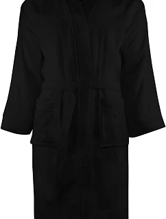 The One Towelling Bathrobe Župan 48.1011 black