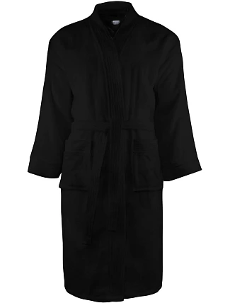 The One Towelling Bathrobe Župan 48.1011 black