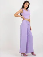 Kalhoty DHJ SP 8387.57 světle fialová Kalhoty DHJ SP 8387.57 světle fialová