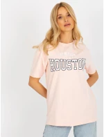 Dámské tričko EM TS 527 1.26X broskvová - FPrice Dámské tričko EM TS 527 1.26X broskvová - FPrice