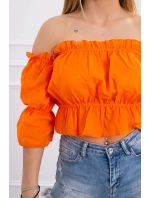 Dámská halenka 5435 oranžová - Kesi