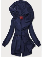 Tmavě modrá vypasovaná dámská mikina (AMG-17)