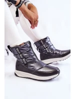 Dámské sněhule Big Star KK274391 Tmavě šedé