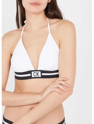 Vrchní díl plavek KW0KW00907-YCD bílá - Calvin Klein Vrchní díl plavek KW0KW00907-YCD bílá - Calvin Klein