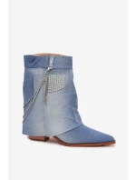 Boty na podpatku  model 217787 Step in style